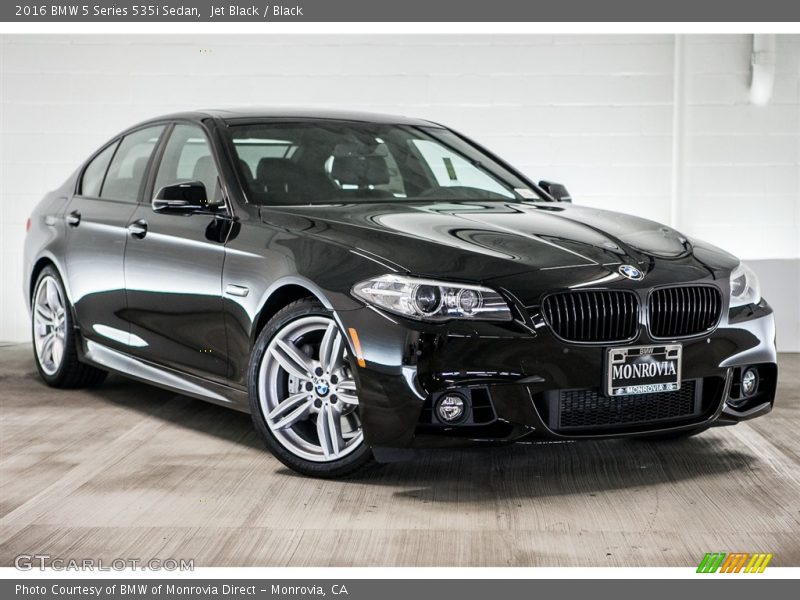 Jet Black / Black 2016 BMW 5 Series 535i Sedan
