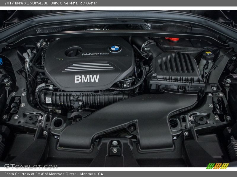  2017 X1 xDrive28i Engine - 2.0 Liter Twin-Power Turbocharged DOHC 16-Valve VVT 4 Cylinder