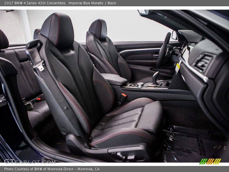 Imperial Blue Metallic / Black 2017 BMW 4 Series 430i Convertible