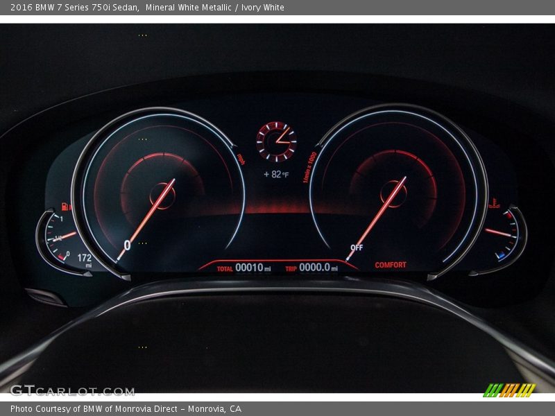  2016 7 Series 750i Sedan 750i Sedan Gauges