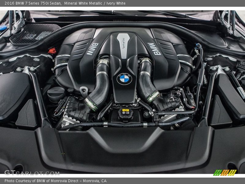  2016 7 Series 750i Sedan Engine - 4.4 Liter DI TwinPower Turbocharged DOHC 32-Valve VVT V8