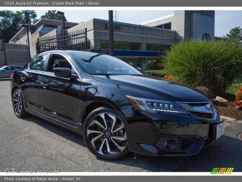 Crystal Black Pearl / Ebony 2016 Acura ILX Premium