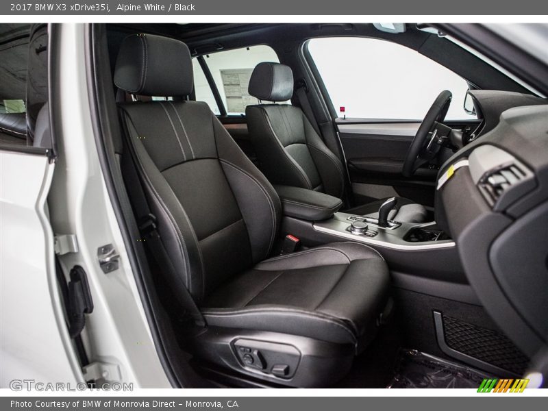 Alpine White / Black 2017 BMW X3 xDrive35i