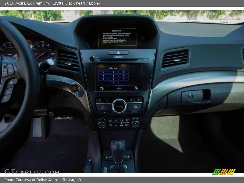 Crystal Black Pearl / Ebony 2016 Acura ILX Premium