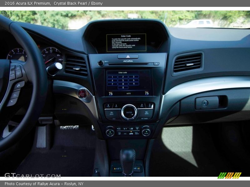 Crystal Black Pearl / Ebony 2016 Acura ILX Premium