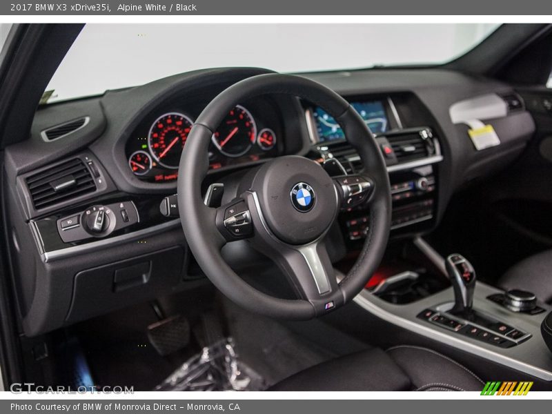 Alpine White / Black 2017 BMW X3 xDrive35i