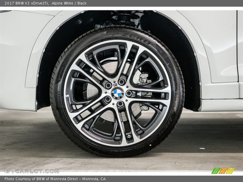 Alpine White / Black 2017 BMW X3 xDrive35i