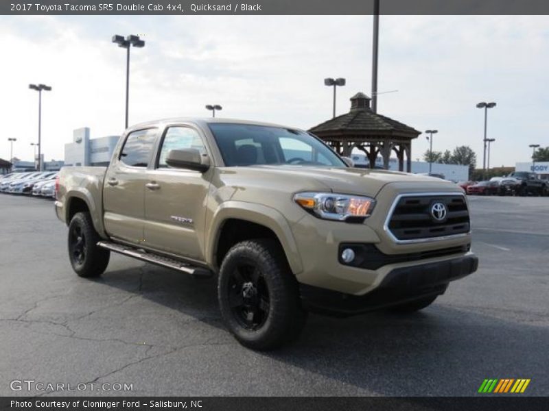 Quicksand / Black 2017 Toyota Tacoma SR5 Double Cab 4x4