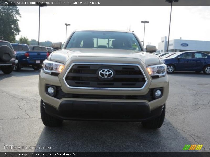 Quicksand / Black 2017 Toyota Tacoma SR5 Double Cab 4x4