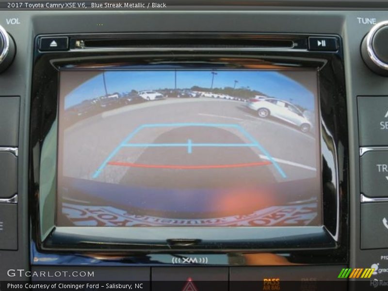 Blue Streak Metallic / Black 2017 Toyota Camry XSE V6