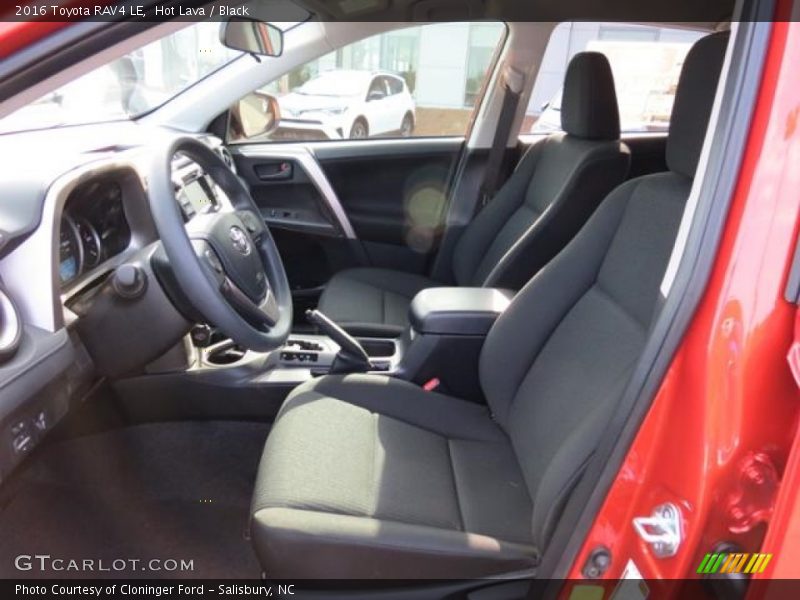Hot Lava / Black 2016 Toyota RAV4 LE