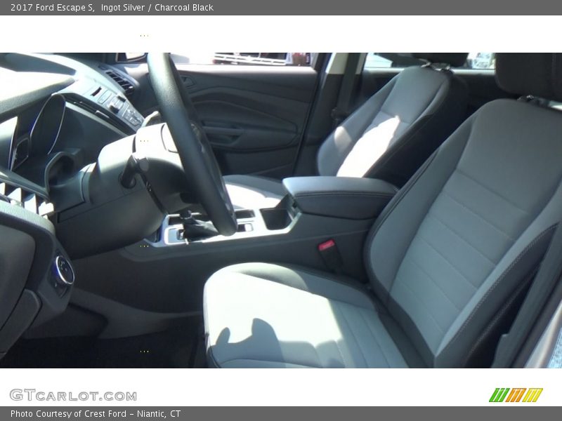 Ingot Silver / Charcoal Black 2017 Ford Escape S