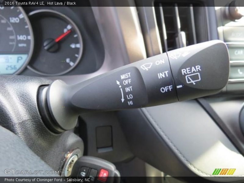 Hot Lava / Black 2016 Toyota RAV4 LE