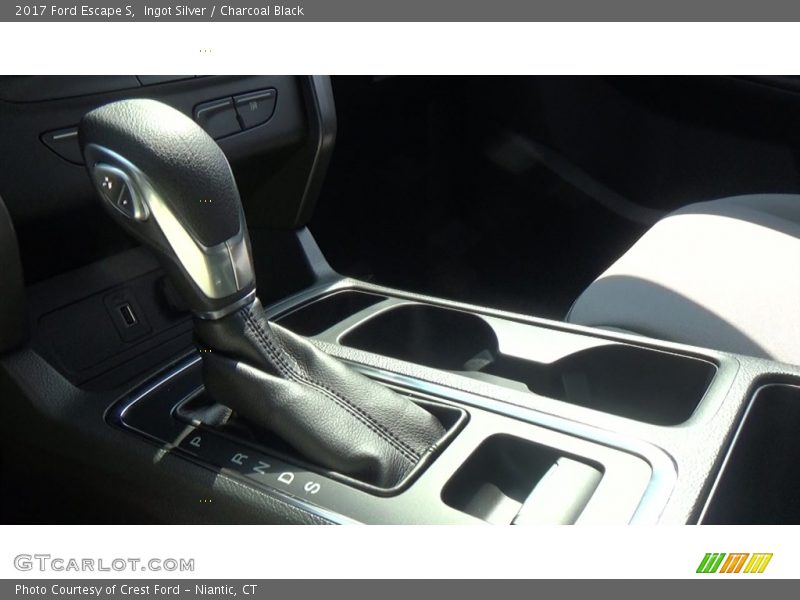 Ingot Silver / Charcoal Black 2017 Ford Escape S