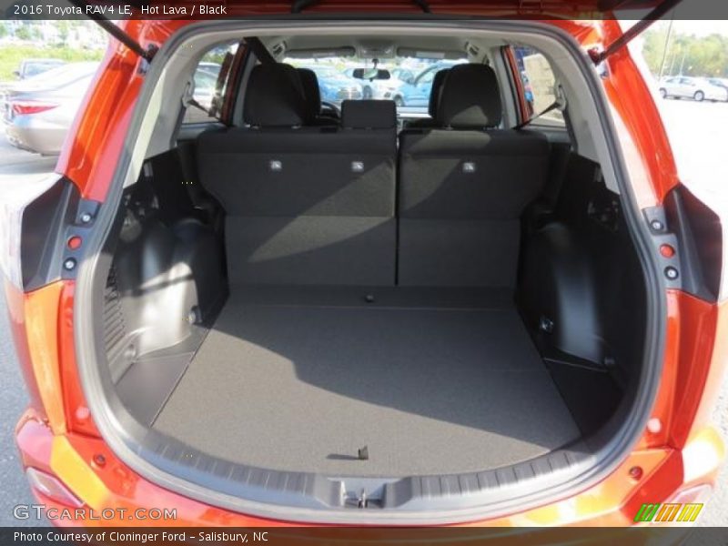Hot Lava / Black 2016 Toyota RAV4 LE