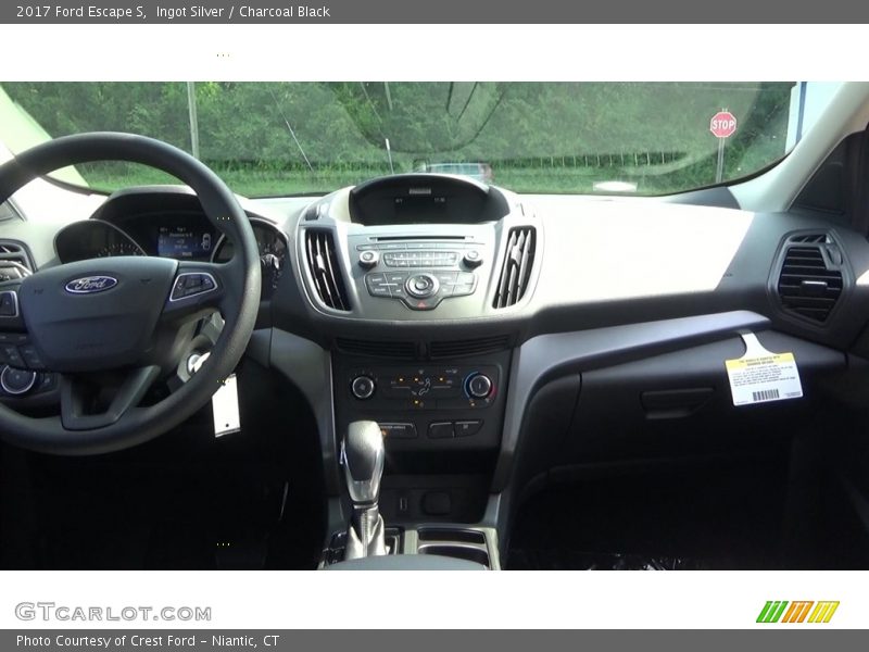 Ingot Silver / Charcoal Black 2017 Ford Escape S