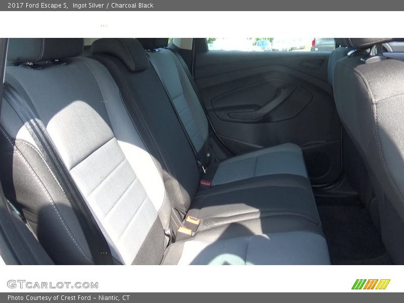Ingot Silver / Charcoal Black 2017 Ford Escape S