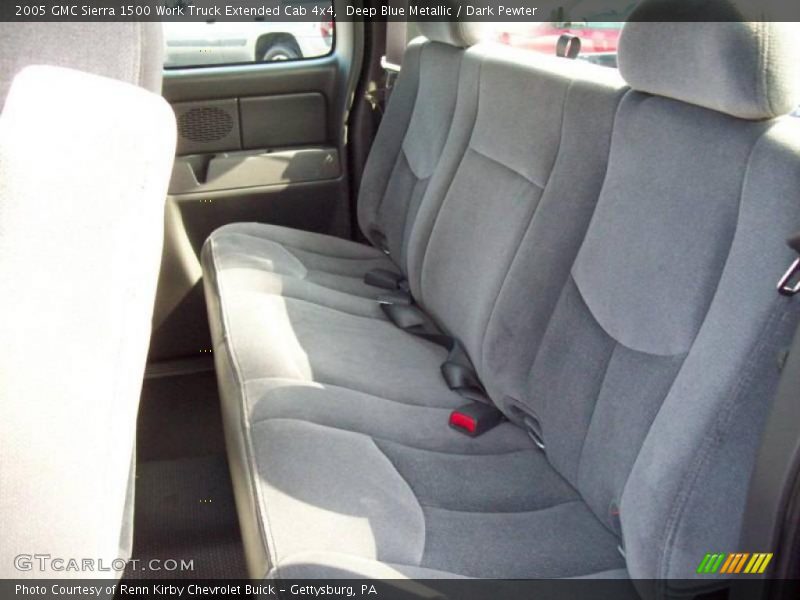 Deep Blue Metallic / Dark Pewter 2005 GMC Sierra 1500 Work Truck Extended Cab 4x4