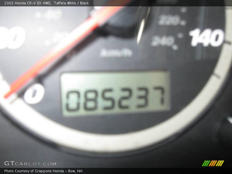 Taffeta White / Black 2003 Honda CR-V EX 4WD