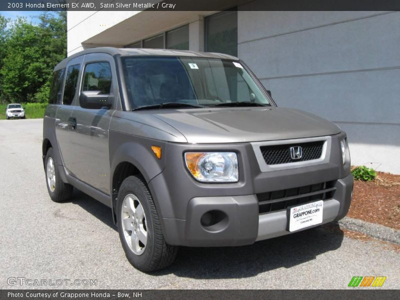 Satin Silver Metallic / Gray 2003 Honda Element EX AWD