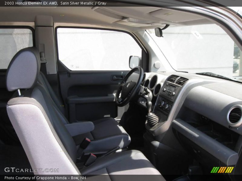 Satin Silver Metallic / Gray 2003 Honda Element EX AWD