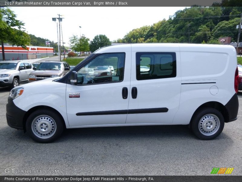 Bright White / Black 2017 Ram ProMaster City Tradesman Cargo Van