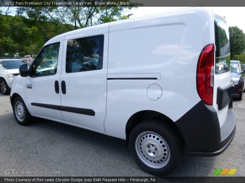Bright White / Black 2017 Ram ProMaster City Tradesman Cargo Van