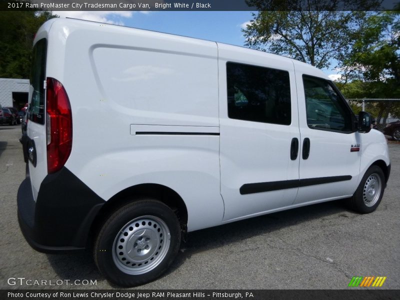 Bright White / Black 2017 Ram ProMaster City Tradesman Cargo Van