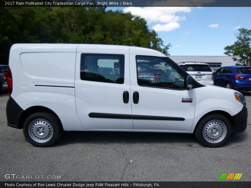 Bright White / Black 2017 Ram ProMaster City Tradesman Cargo Van