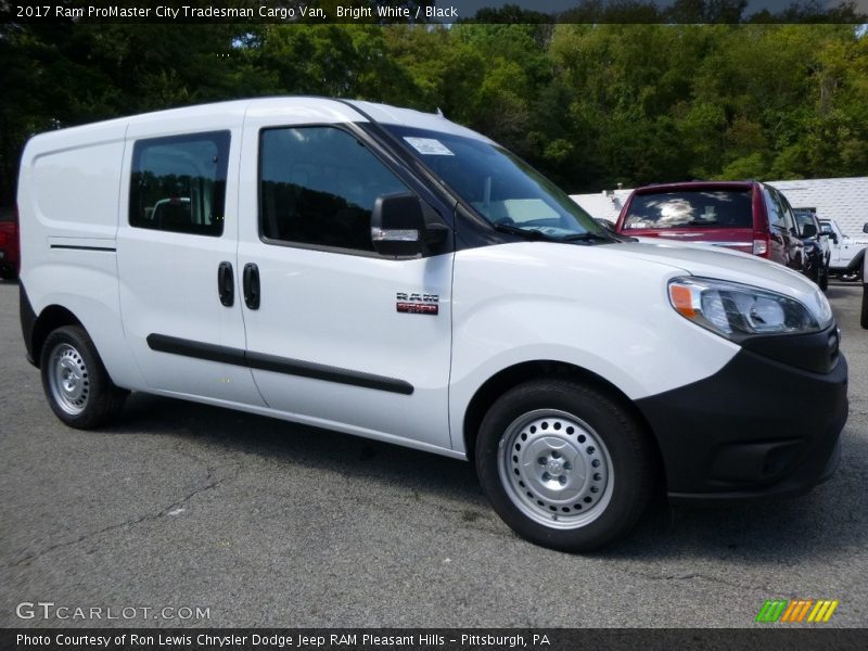 Bright White / Black 2017 Ram ProMaster City Tradesman Cargo Van