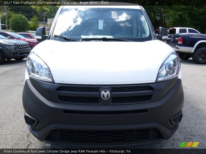 Bright White / Black 2017 Ram ProMaster City Tradesman Cargo Van