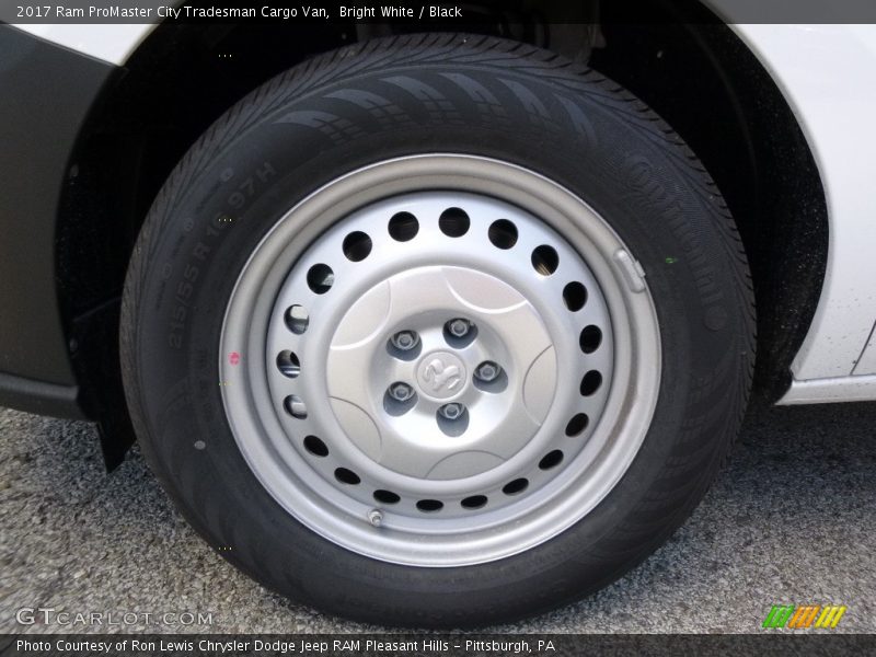 Bright White / Black 2017 Ram ProMaster City Tradesman Cargo Van