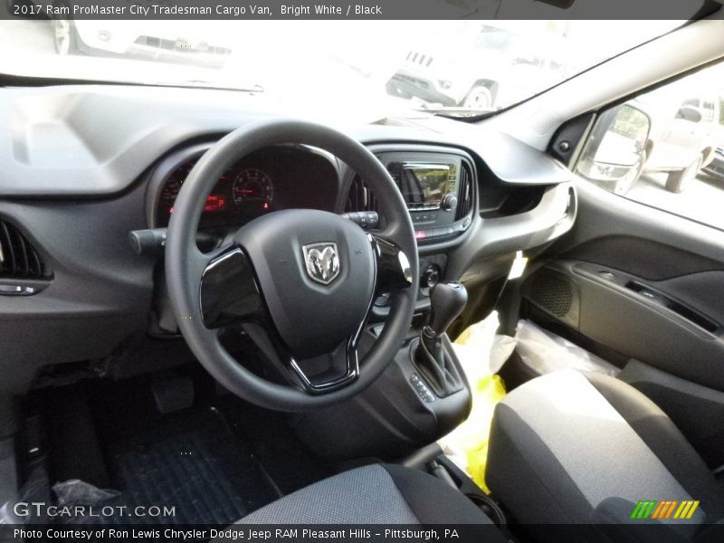 Bright White / Black 2017 Ram ProMaster City Tradesman Cargo Van