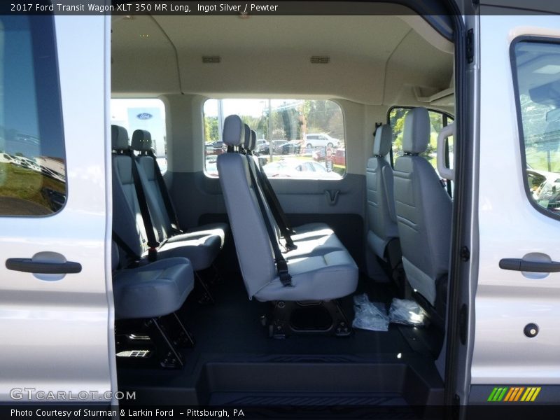 Rear Seat of 2017 Transit Wagon XLT 350 MR Long