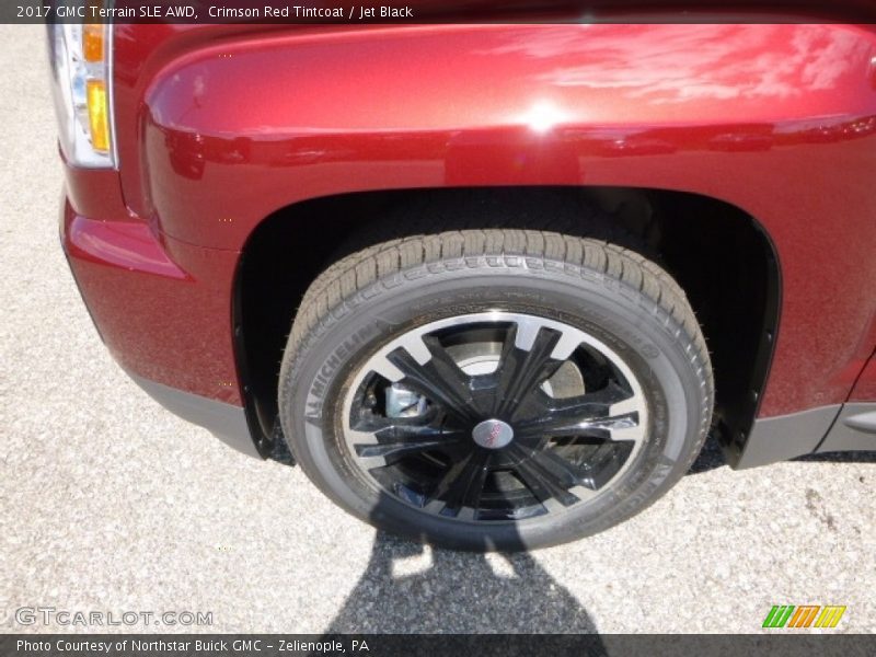 Crimson Red Tintcoat / Jet Black 2017 GMC Terrain SLE AWD