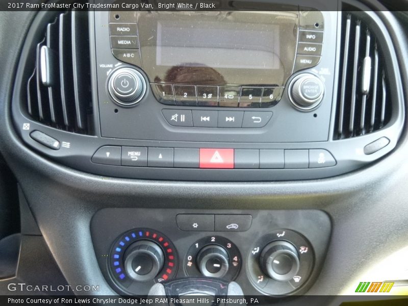 Bright White / Black 2017 Ram ProMaster City Tradesman Cargo Van