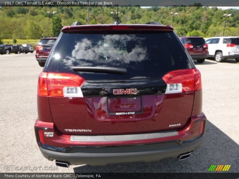 Crimson Red Tintcoat / Jet Black 2017 GMC Terrain SLE AWD