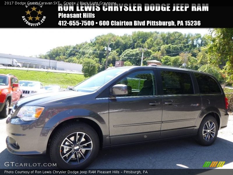 Granite / Black/Light Graystone 2017 Dodge Grand Caravan SXT