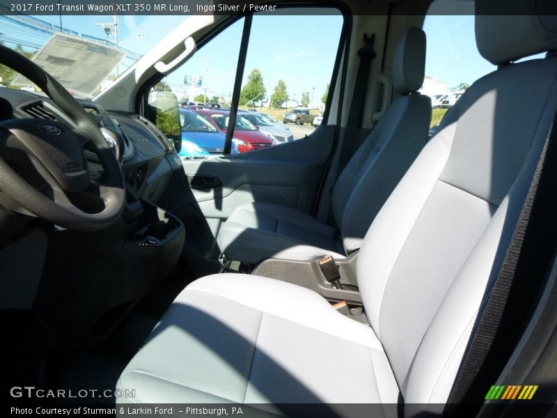 Ingot Silver / Pewter 2017 Ford Transit Wagon XLT 350 MR Long