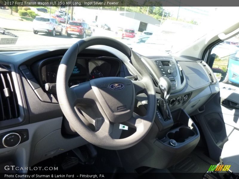 Dashboard of 2017 Transit Wagon XLT 350 MR Long