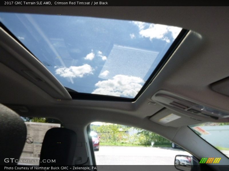 Crimson Red Tintcoat / Jet Black 2017 GMC Terrain SLE AWD