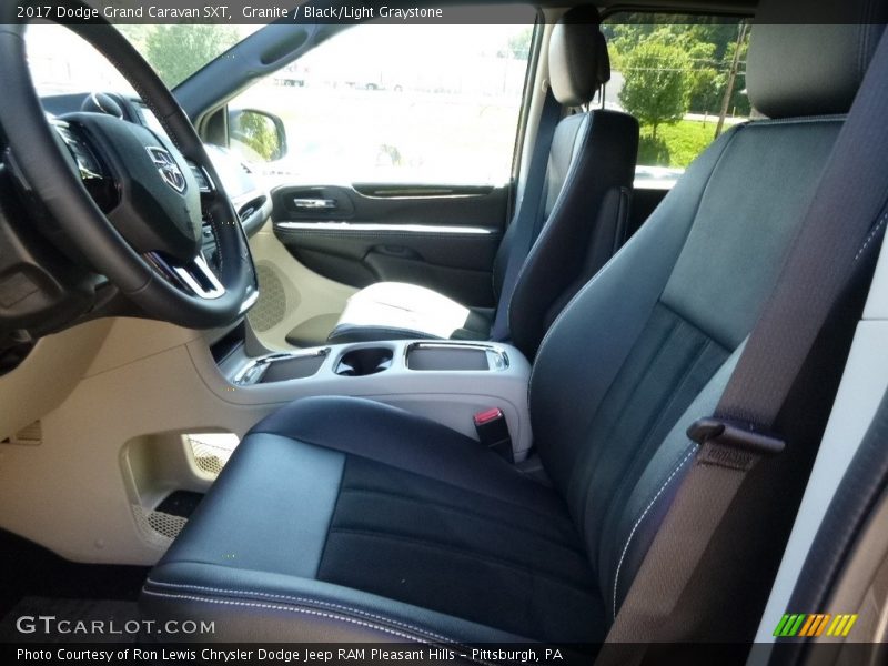 Front Seat of 2017 Grand Caravan SXT