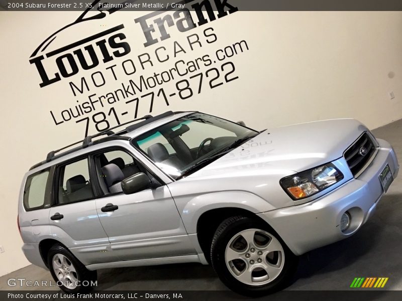 Platinum Silver Metallic / Gray 2004 Subaru Forester 2.5 XS