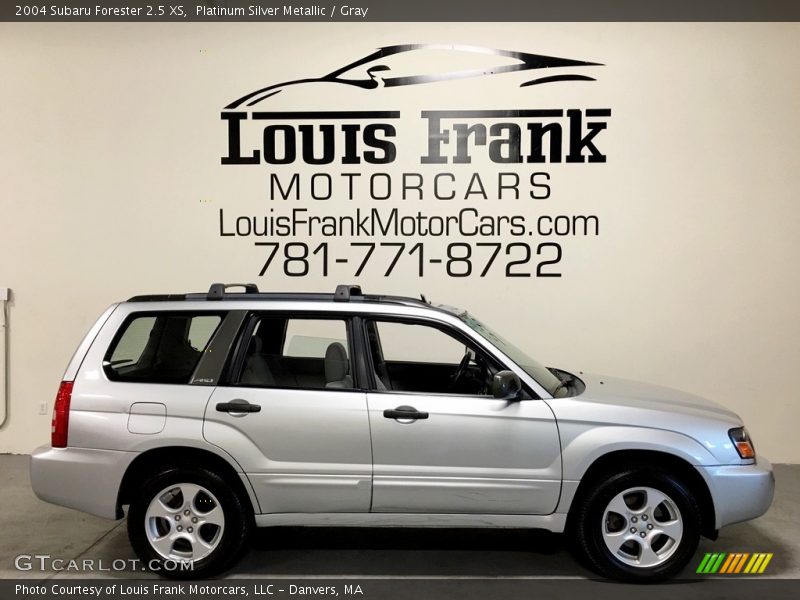 Platinum Silver Metallic / Gray 2004 Subaru Forester 2.5 XS