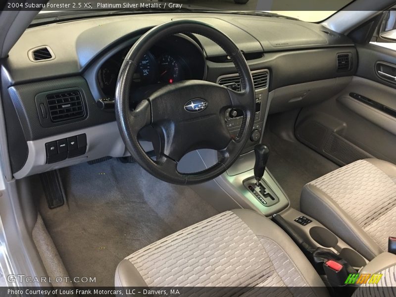 Platinum Silver Metallic / Gray 2004 Subaru Forester 2.5 XS