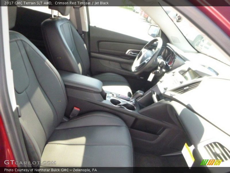 Crimson Red Tintcoat / Jet Black 2017 GMC Terrain SLT AWD
