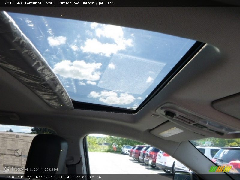 Crimson Red Tintcoat / Jet Black 2017 GMC Terrain SLT AWD