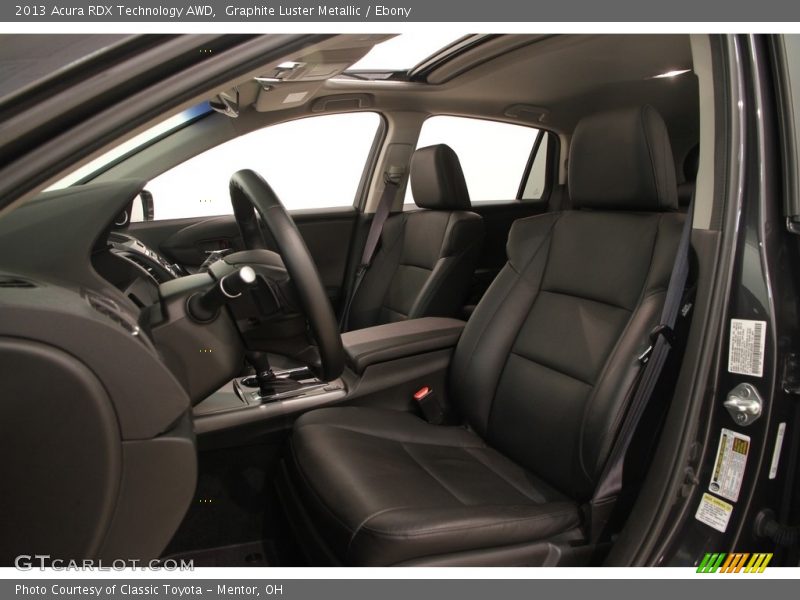 Graphite Luster Metallic / Ebony 2013 Acura RDX Technology AWD