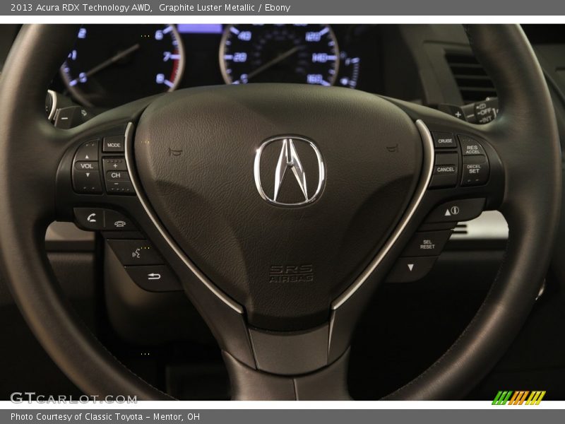 Graphite Luster Metallic / Ebony 2013 Acura RDX Technology AWD