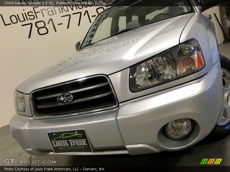 Platinum Silver Metallic / Gray 2004 Subaru Forester 2.5 XS